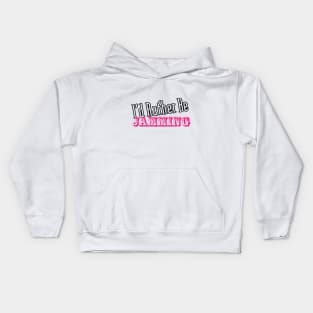 Roller Derby - I Rather Be Jamming Kids Hoodie